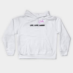 Live, Love, and Do what you want Kids Hoodie